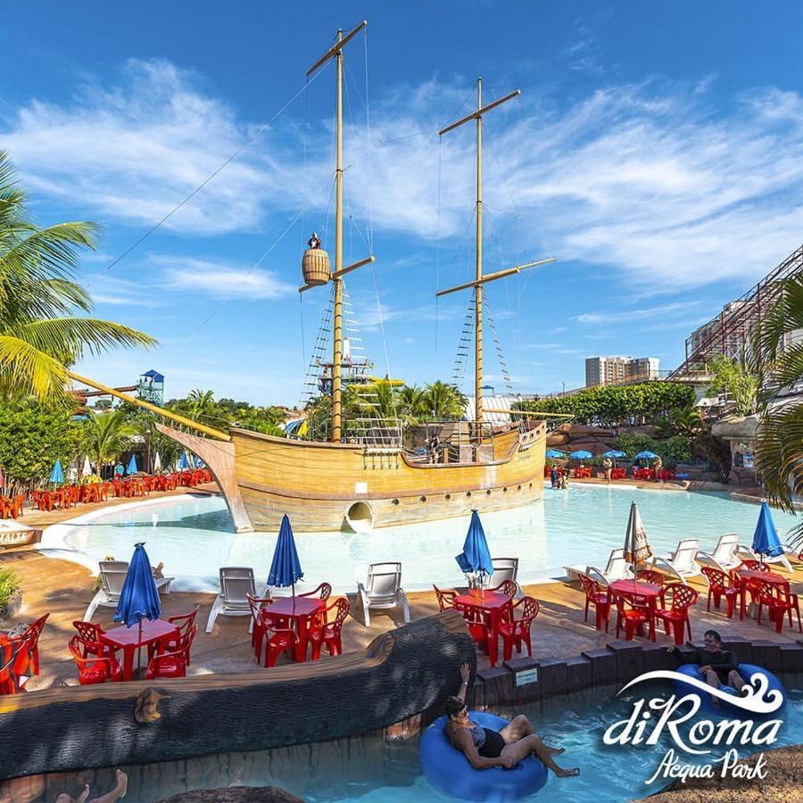 Diroma Resort Internacional Incluso 1 Acesso Ao Acqua Park Vulcao 卡达斯诺瓦斯 外观 照片